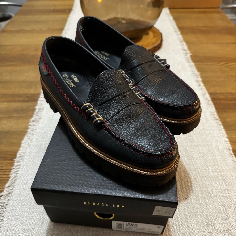 Men’s G.H. Bass Larson Whipstitch Lug Loafers